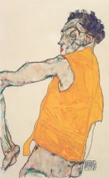 Selbstbildnis in gelber Weste